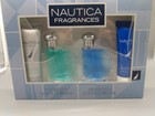 Men s Nautica 4 Piece Cologne Set  New  Blue   Classic Eau De Toilettes  1 7 Oz 