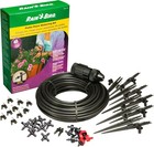 Drip Irrigation Patio Watering Kit  Connects To Faucet  1 4  Drip Tubing