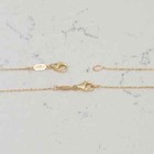 0 45ct Round Natural Diamond Bezel Set Gift For Wife Station Necklace 14k Gold