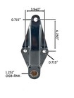 Hanger Aluminum Peterbilt 501 578 M1819 0202311m001 02-02311m001