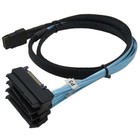 Mini Sas Sff-8087 To 4 Sas Sff-8482 Forward Breakout Cable Hard Drive Hba Raid