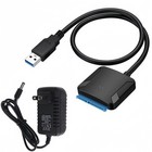 Usb 3 0 To Sata Iii Cable Converter Adapter Kit For 2 5 3 5 Hdd Ssd Hard Drive