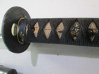 Old Samurai Japanese Wakisashi Sword Katsumitsu Dated 1512 Nice Mounts  sf29