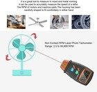 Digital Laser Tachometer - Non-contact Rpm Meter For Motors   Equipment