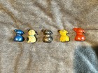 Lot Of 5 Antique Cast Iron Hubley Hines Puppy Paper Weights     