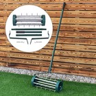 Rolling Garden Lawn Aerator Roller Home Grass Steel Handle