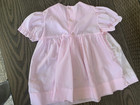 Vintage Girls Pink white Dress    Size 3   Usa Made