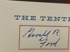 President Gerald Ford Rare Autographed Limited Edition Tenth Convention Book