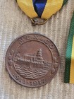 Pre Wwi Us Navy Marine 1914 Mexican Campaign Medal Open C Catch L  k   