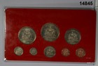 Rare 613 Sets Minted 1974 Trinidad   Tobago 8 Coin Bu Specimen Set   14845