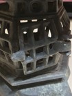 Vintage Rare Japanese Cast Iron Candle Patina Lantern Garden Pagoda