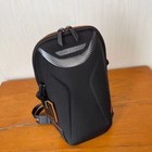 Tumi Mclaren Torque Sling Body Bag 1389631041 Carbon Leather Fiber Black New