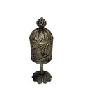 Vintage Sterling Silver Besamim  Filigree Job Judaica Spice Box Jerusalem