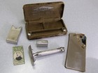 Gillette 1918 Us Army Wwi Military Khaki De Safety Razor Set G874563