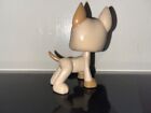 Littlest Pet Shop 1647 Lps Authentic Great Dane Brown Tan Patch Blue Eyes Lot