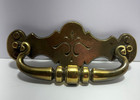 Lot Of 22 Antique Large Brass Drawer Pulls Handles 4 5    Center 6    Wide