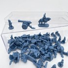 Risk 1998 Board Game Of Global Domination Replacement Parts Blue Battle Pieces