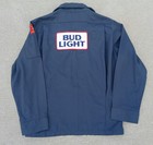 Vtg Bud Light Anheuser-busch Unitog Usa Work Jacket 40r Stitched Union Made 