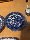 Porcelain Miniature Blue 1940-50 s Willow 12pc Child   s Tea Set -  Made In Japan