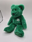 Ty Beanie Buddies Erin The Bear 14  Green Bear With Shamrock