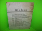 Atari Kangaroo Original 1982 Video Arcade Game Schematic Package Manual Only