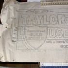 Vintage Advertising Sample  1957 Taylor Buick Lawrence Massachusetts Warranty