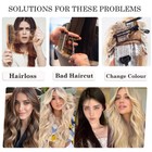 Clip In 100  Real Human Hair Extensions Russian Remy One Piece 3 4 Full Head Usa