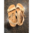 Birkenstock Papillio Soley Ring Buckle Sandals     Eu 37  l6      Beige Leather