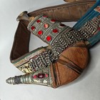 Antique Jambiya Dagger  With Belt  Khanjar