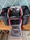 6 Pack Fitness Bag Six Pack Travel Innovator 4 Meal Prep Gym Bag Black Red 