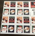 A Visit From St  Nick - Book Of 20 Genuine Usps Stamps - Fast Free Shipping
