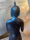 Antique Southeast Asian Bronze Standing Buddha 10  H X 3 5  W