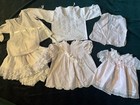 Lot Of 6 Beautiful Vtg Hand-embroidered Garments For Baby Girl 3-6 Great Cond