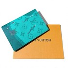 Louis Vuitton Green Leather Passport id Holder Wallet Organizer