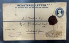 India Kgvi  3 1  an Registered Envelope Used With 1948 Gandhi 1  an   3  an Stamps 