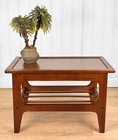 Mid-century Danish Modern Walnut Sculptural Side Table