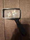 Vintage Bausch   Lomb Magnifying Glass Glass Lens W  Heavyweight Plastic Handle 