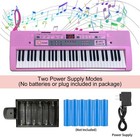 61 Key Electronic Keyboard Piano With Lighted Up Keys  Musical Mini Keyboard    