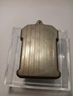 Vintage Marathon Guilloche Rose Enamel Powder  Rouge Chain Compact Purse Case