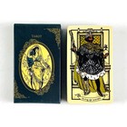 Vintage Style Tarot Deck 78 Cards Yellow Illustration Divination Game English
