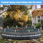 24ft Round Above Ground Pool Leaf Net Cover Winter Cover Mesh