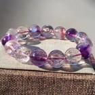 Natural Super Rare Seven     Lepidocrocite Melody Stone Beads Bracelet 15mm Aaaa