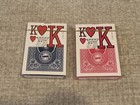 Carta Mundi Low Vision Poker Size Playing Cards Factory Sealed Red And Blue Deck