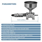 Diy Extruder Machine 12mm Dia Screw Barrel With 2 5mm Nozzle Band Heaters 110v