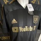Adidas Los Angeles Fc Mls Soccer Jersey Black Gold Large Officially Licensed