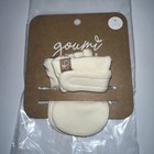 Goumi Baby Mitts Beige And Blue Organic Bamboo Preemie 3-6 Lbs Mitts