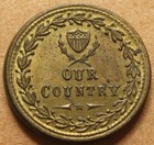 1863 Patriotic Civil War Token Fuld 1 229b R-6 Nice Unc - Liberty   Our Country