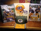 Green Bay Packers Gameday Sealed Programs Oct  Nov 2023  Signed Farve Hat   Book