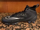 New  Mens Nike Alpha Huarache 8 Elite Lacrosse Cleats Black gray Cw4440-011