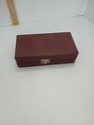 Vintage Portable Communion Set Travel Kit 4 Glass Cups Aluminum Paten Case
